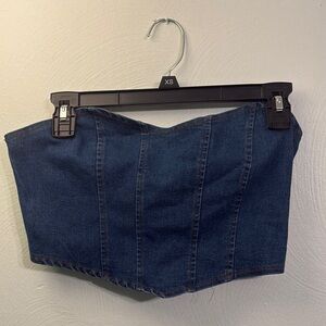 Rue21 Blue Denim Top